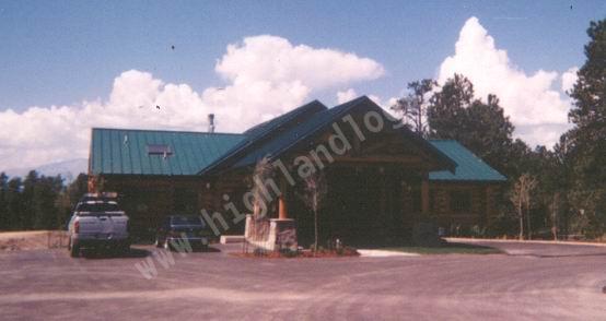 Finished Log Home Exterior Shot