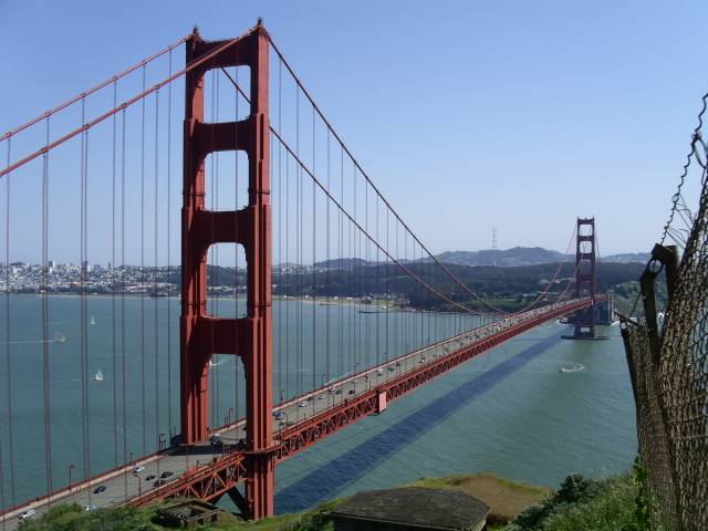 The Golden Gate Bridge in San Francisco, California